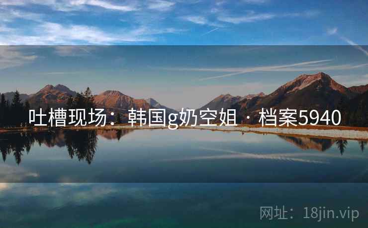 吐槽现场：韩国g奶空姐 · 档案5940